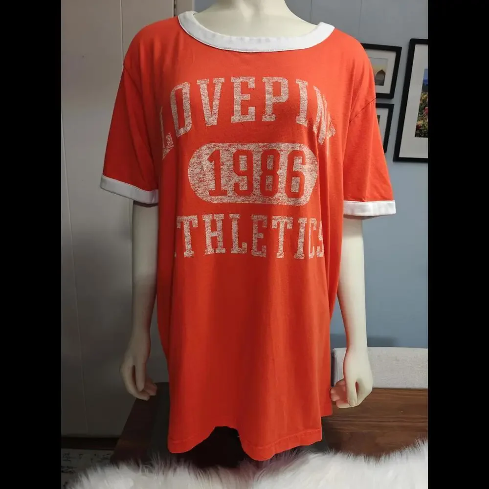 Pink Athletic Night Shirt - Picture 1 of 5